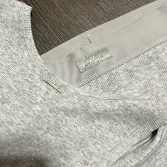 SKIMS Cotton Rib Tank and Cotton Rib Boxer in Light Heather Grey Size XS - Picture 7 of 8